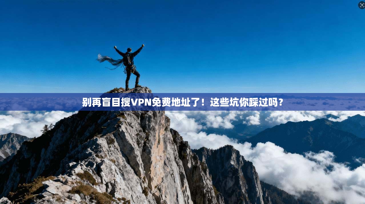 别再盲目搜VPN免费地址了!这些坑你踩过吗?