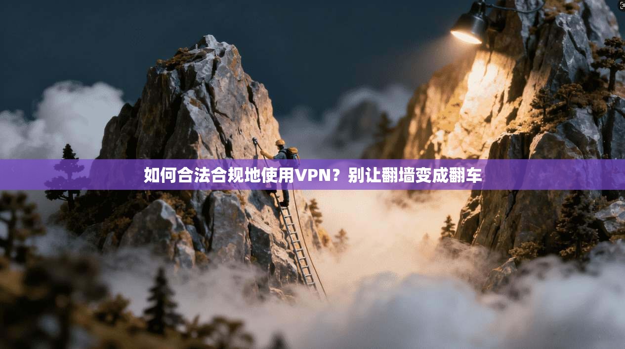 如何合法合规地使用VPN？别让翻墙变成翻车