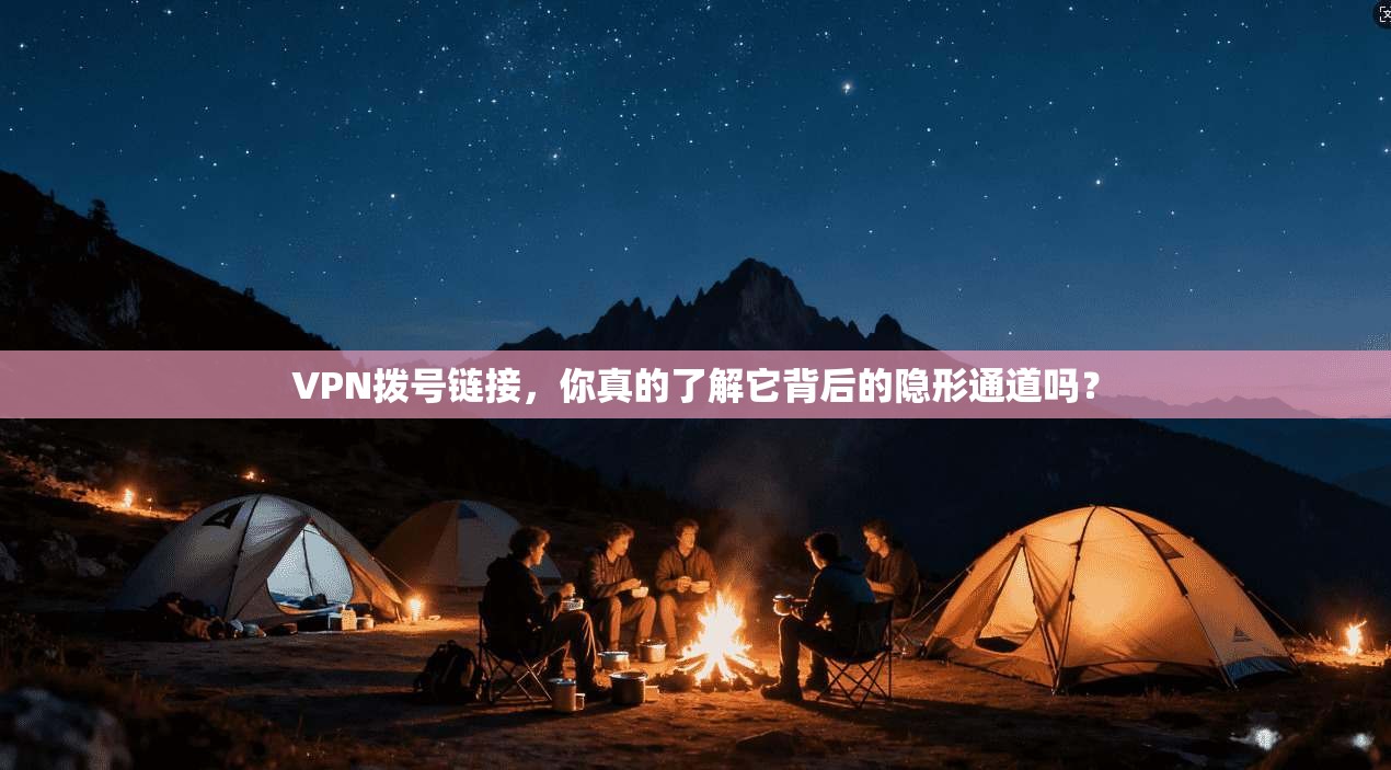 VPN拨号链接，你真的了解它背后的隐形通道吗？