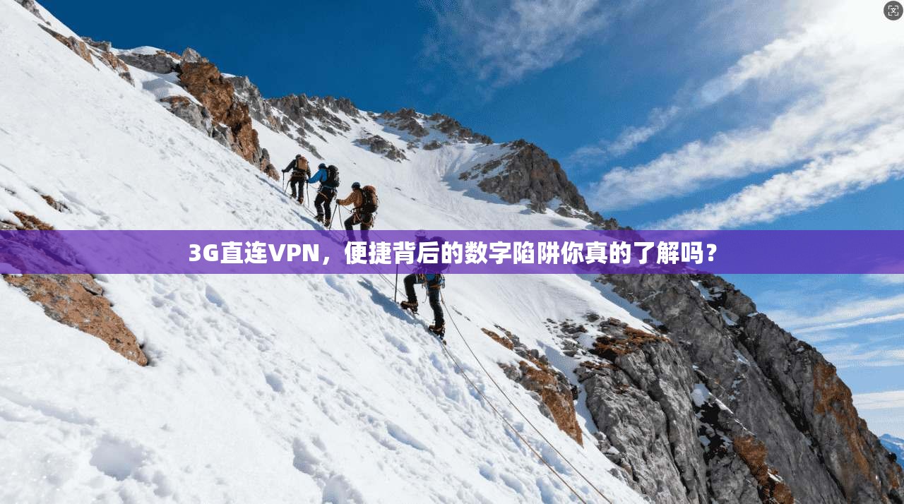 3G直连VPN,便捷背后的数字陷阱你真的了解吗?