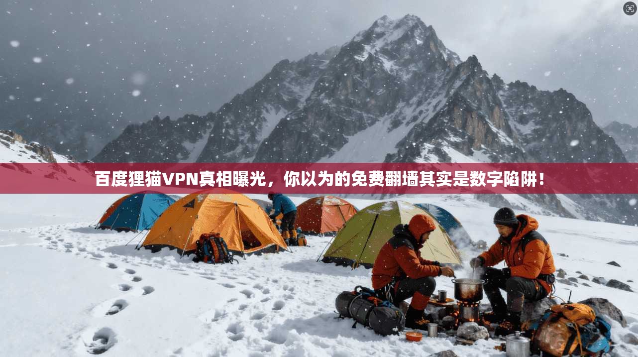 百度狸猫VPN真相曝光,你以为的免费翻墙其实是数字陷阱!
