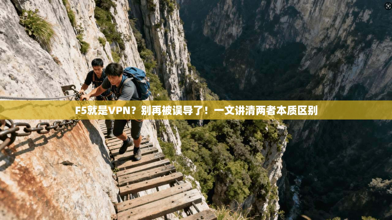 F5就是VPN?别再被误导了!一文讲清两者本质区别