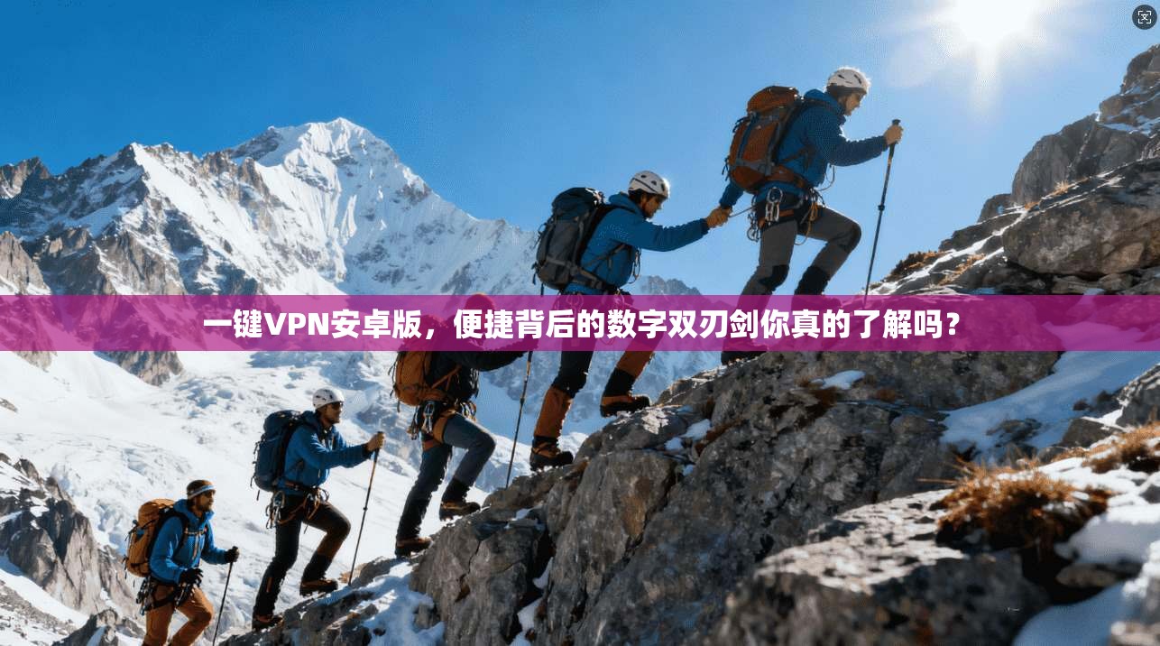一键VPN安卓版，便捷背后的数字双刃剑你真的了解吗？