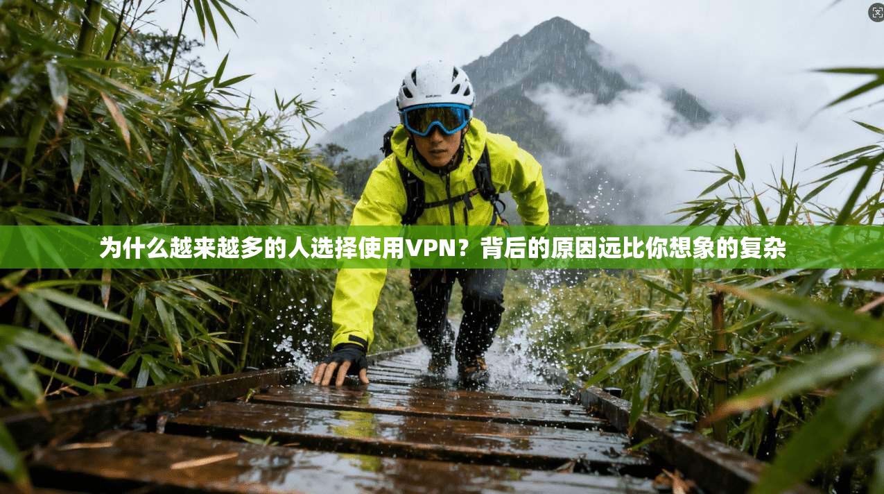 为什么越来越多的人选择使用VPN?背后的原因远比你想象的复杂