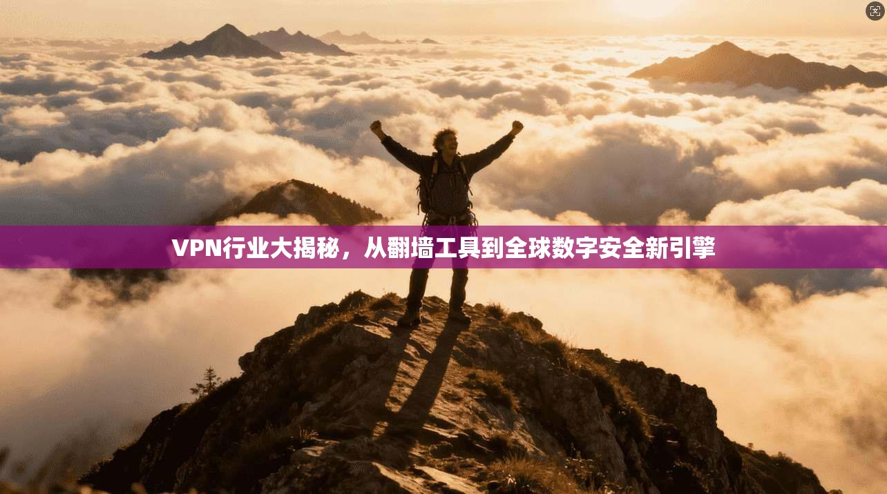 VPN行业大揭秘,从翻墙工具到全球数字安全新引擎