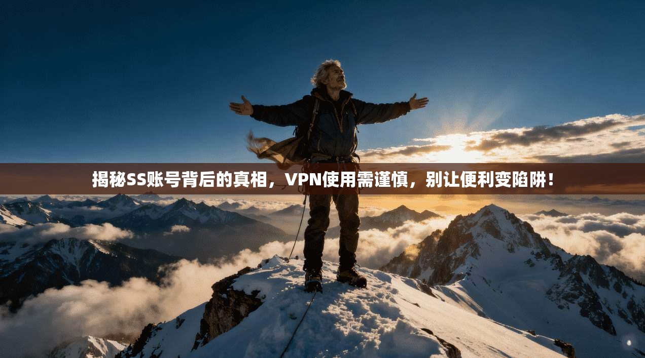 揭秘SS账号背后的真相，VPN使用需谨慎，别让便利变陷阱！