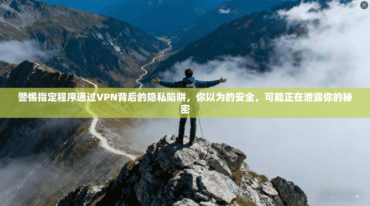 警惕指定程序通过VPN背后的隐私陷阱，你以为的安全，可能正在泄露你的秘密