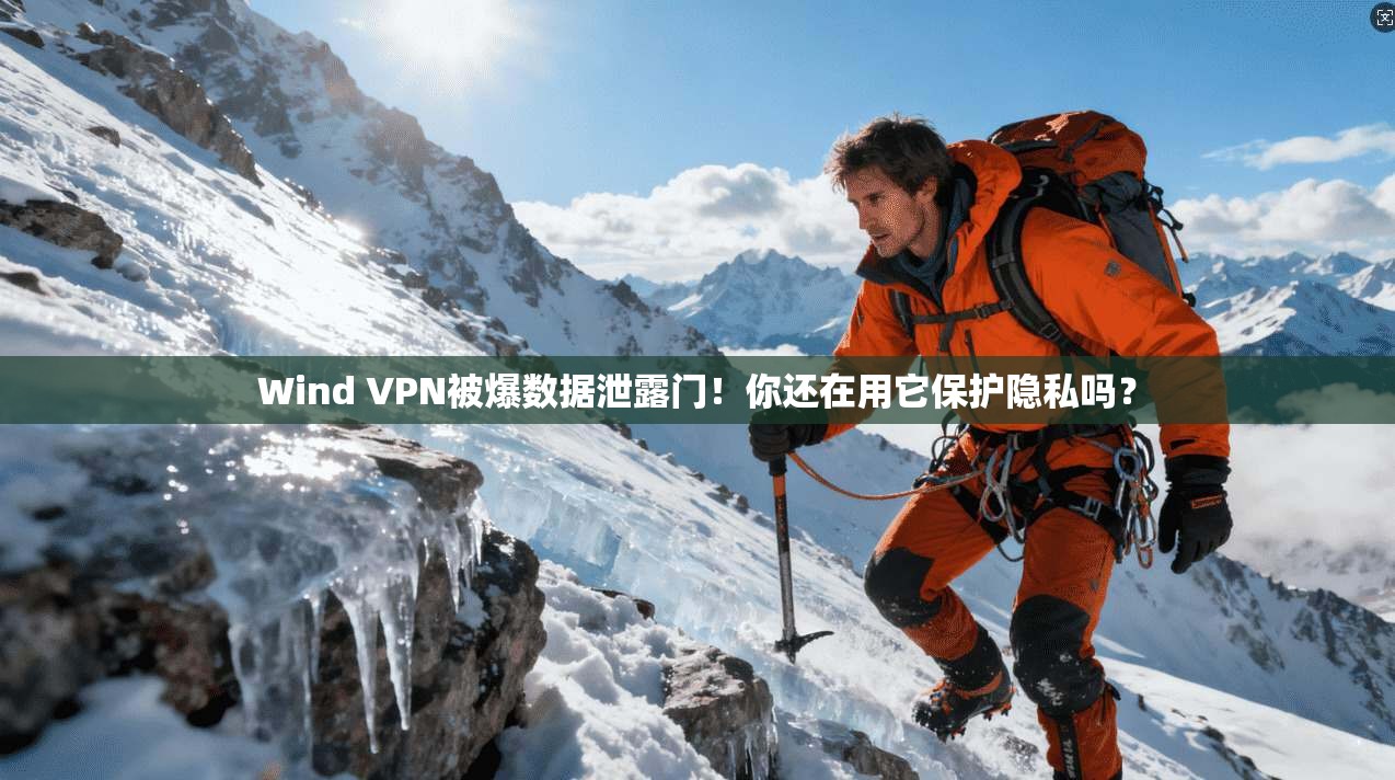 Wind VPN被爆数据泄露门！你还在用它保护隐私吗？