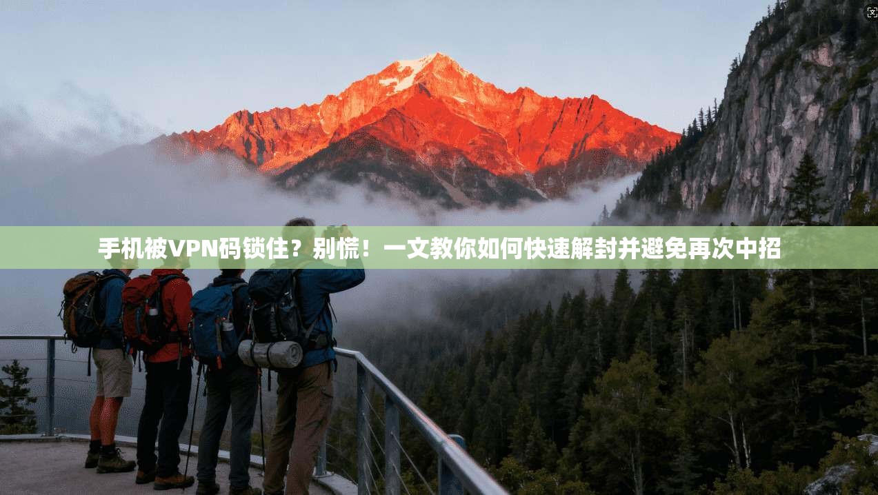 手机被VPN码锁住？别慌！一文教你如何快速解封并避免再次中招