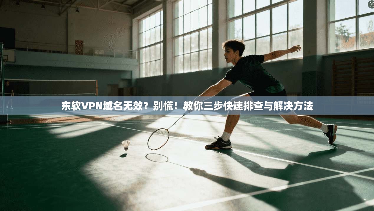 东软VPN域名无效？别慌！教你三步快速排查与解决方法
