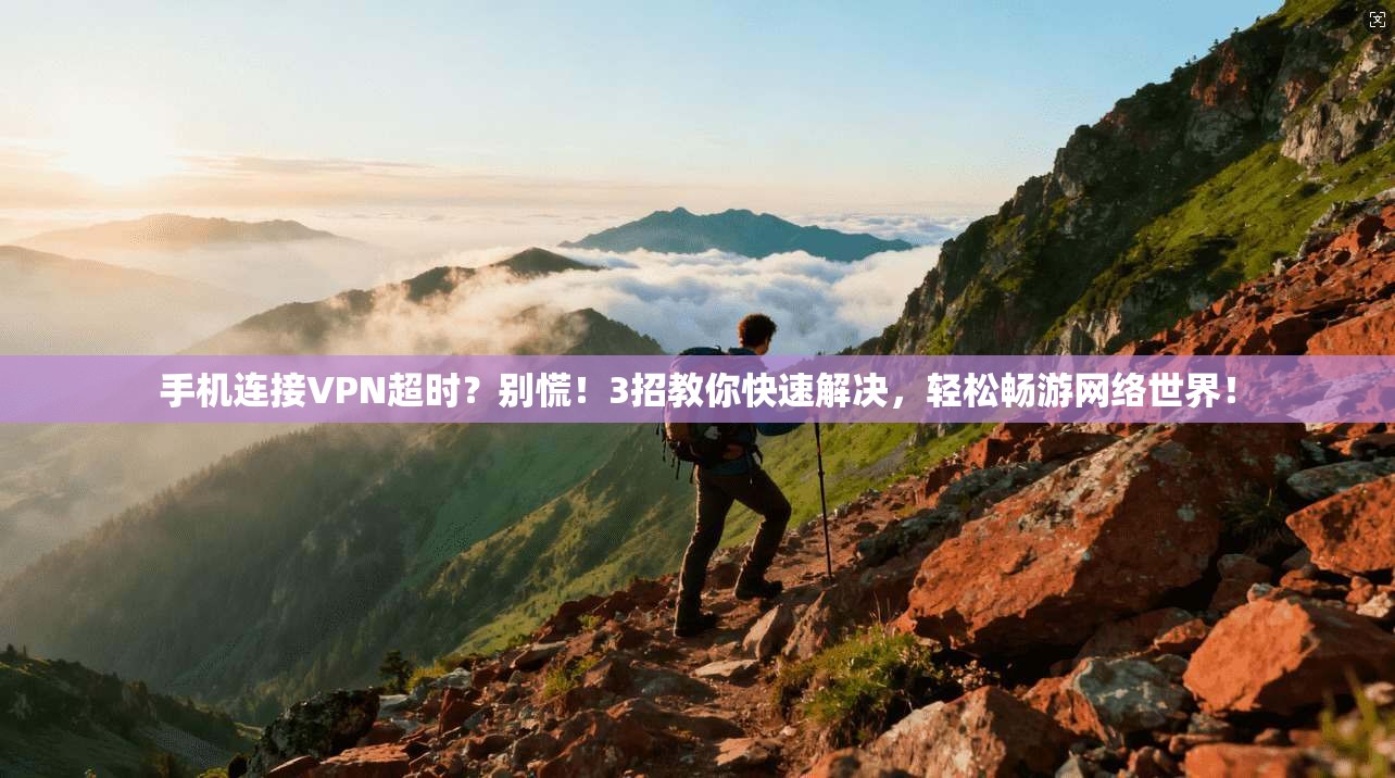 手机连接VPN超时？别慌！3招教你快速解决，轻松畅游网络世界！