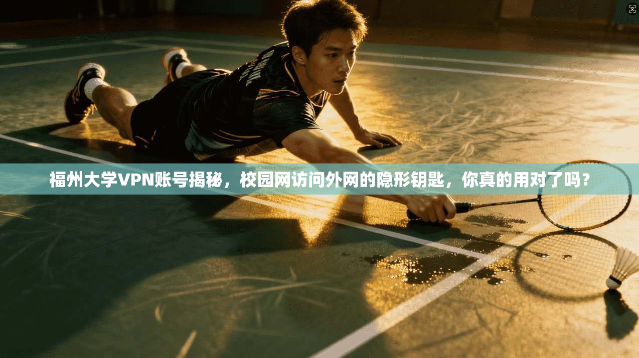 福州大学VPN账号揭秘，校园网访问外网的隐形钥匙，你真的用对了吗？