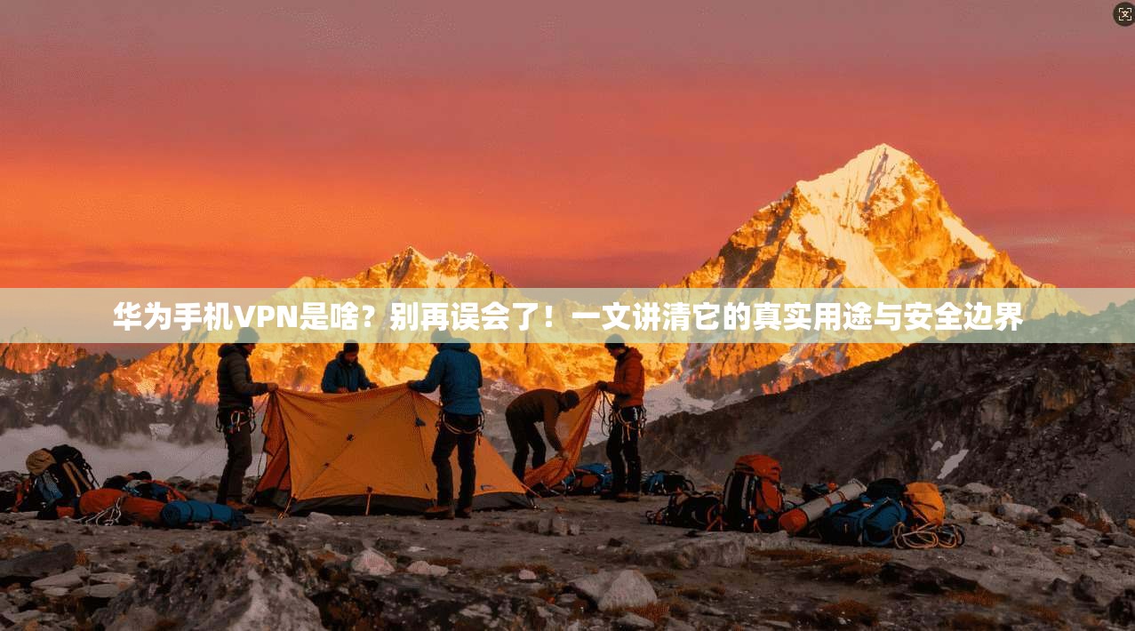 华为手机VPN是啥？别再误会了！一文讲清它的真实用途与安全边界