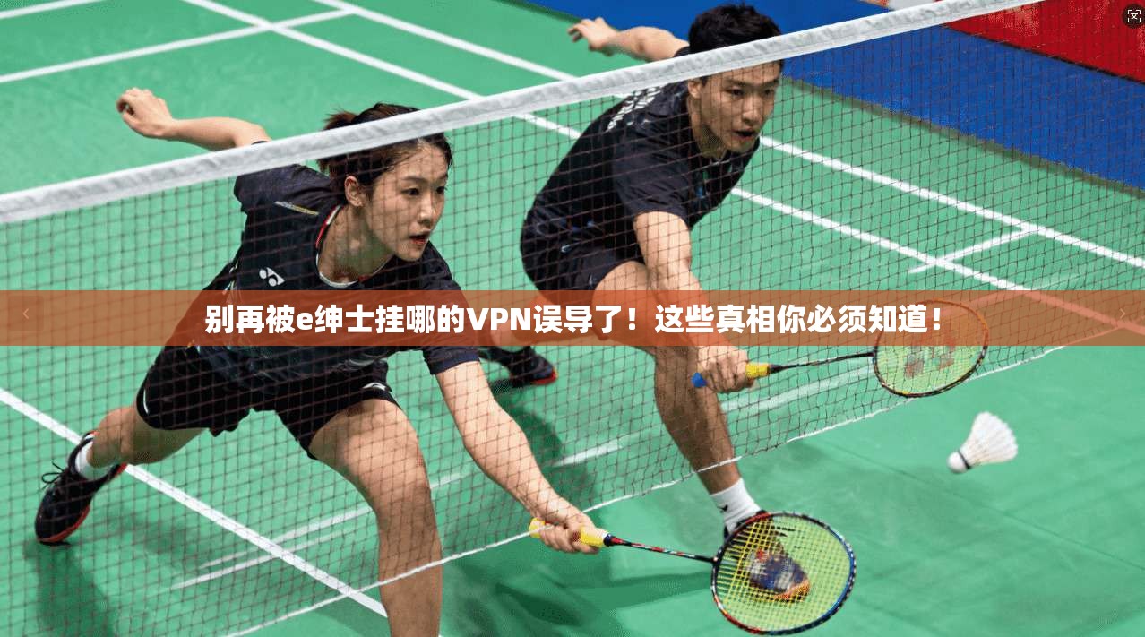 别再被e绅士挂哪的VPN误导了！这些真相你必须知道！