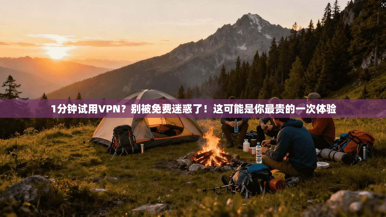 1分钟试用VPN？别被免费迷惑了！这可能是你最贵的一次体验