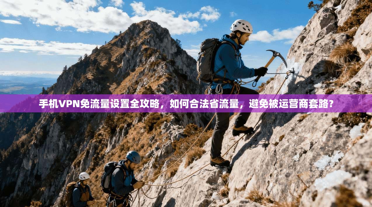 手机VPN免流量设置全攻略,如何合法省流量,避免被运营商套路?