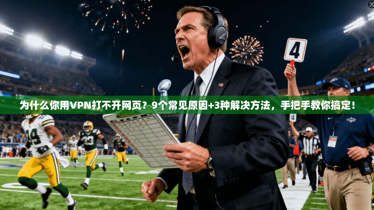 为什么你用VPN打不开网页?9个常见原因+3种解决方法,手把手教你搞定!