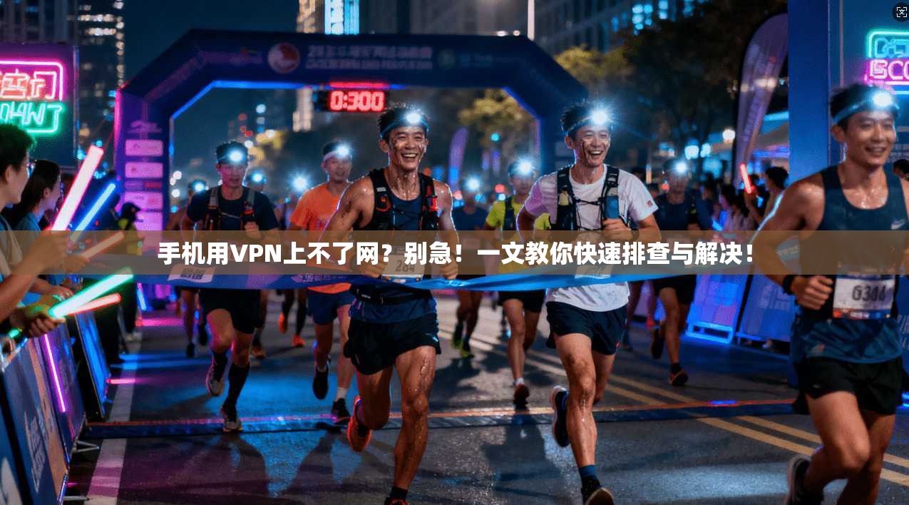 手机用VPN上不了网？别急！一文教你快速排查与解决！