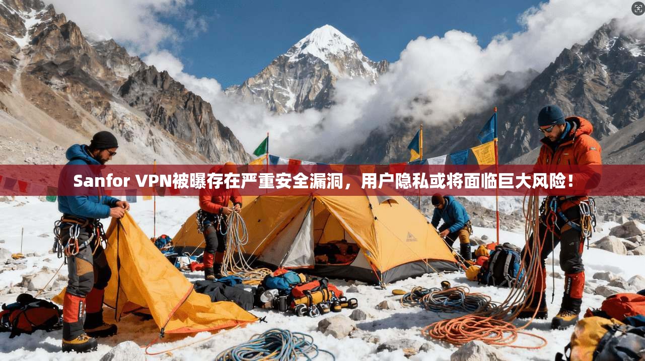 Sanfor VPN被曝存在严重安全漏洞,用户隐私或将面临巨大风险!