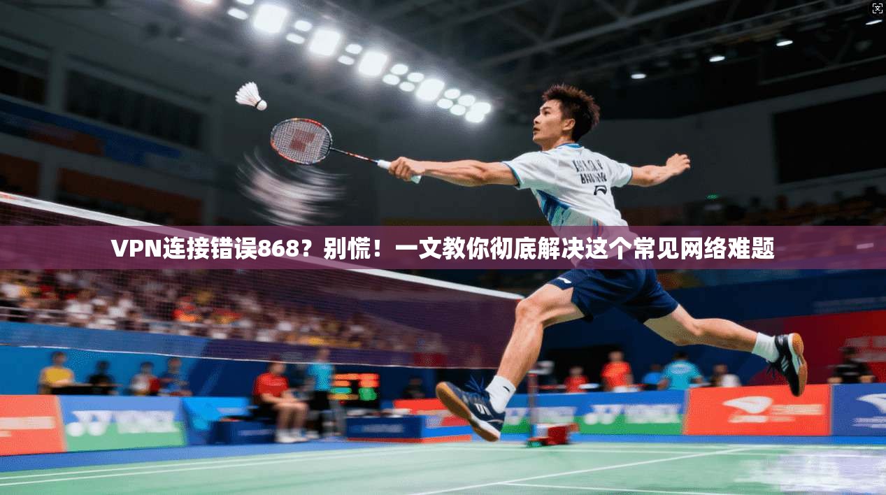 VPN连接错误868？别慌！一文教你彻底解决这个常见网络难题