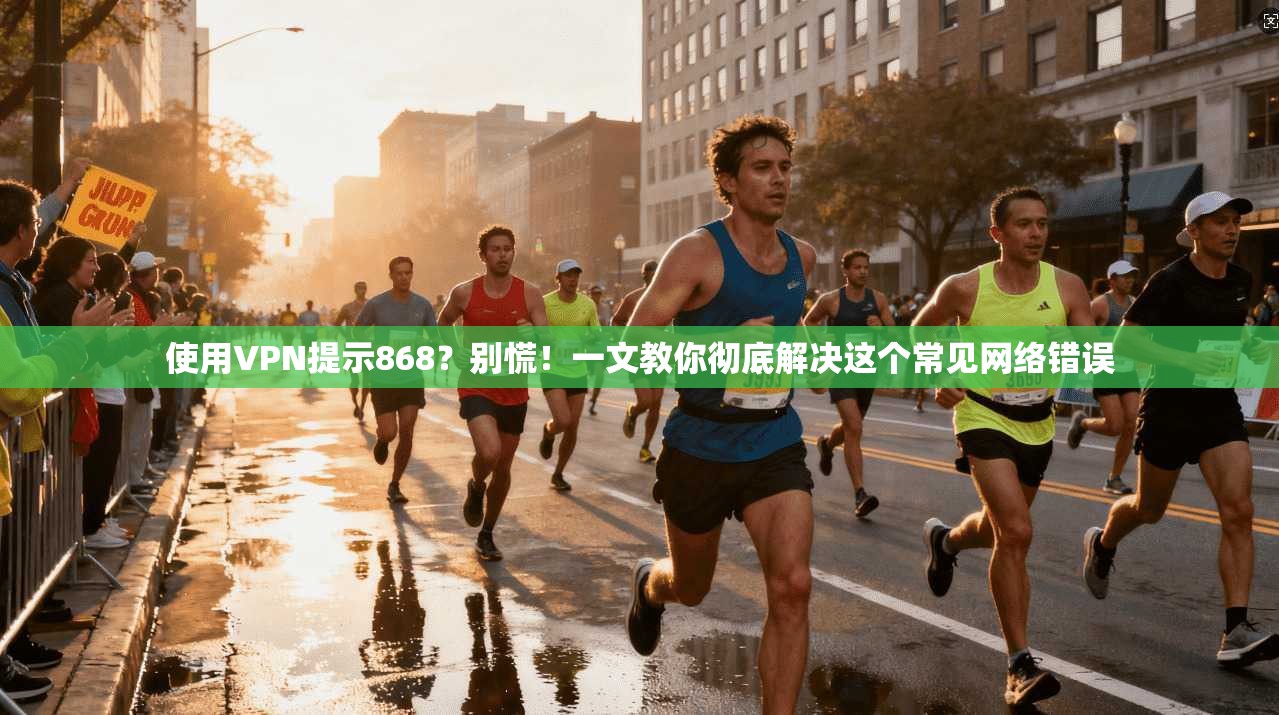 使用VPN提示868?别慌!一文教你彻底解决这个常见网络错误