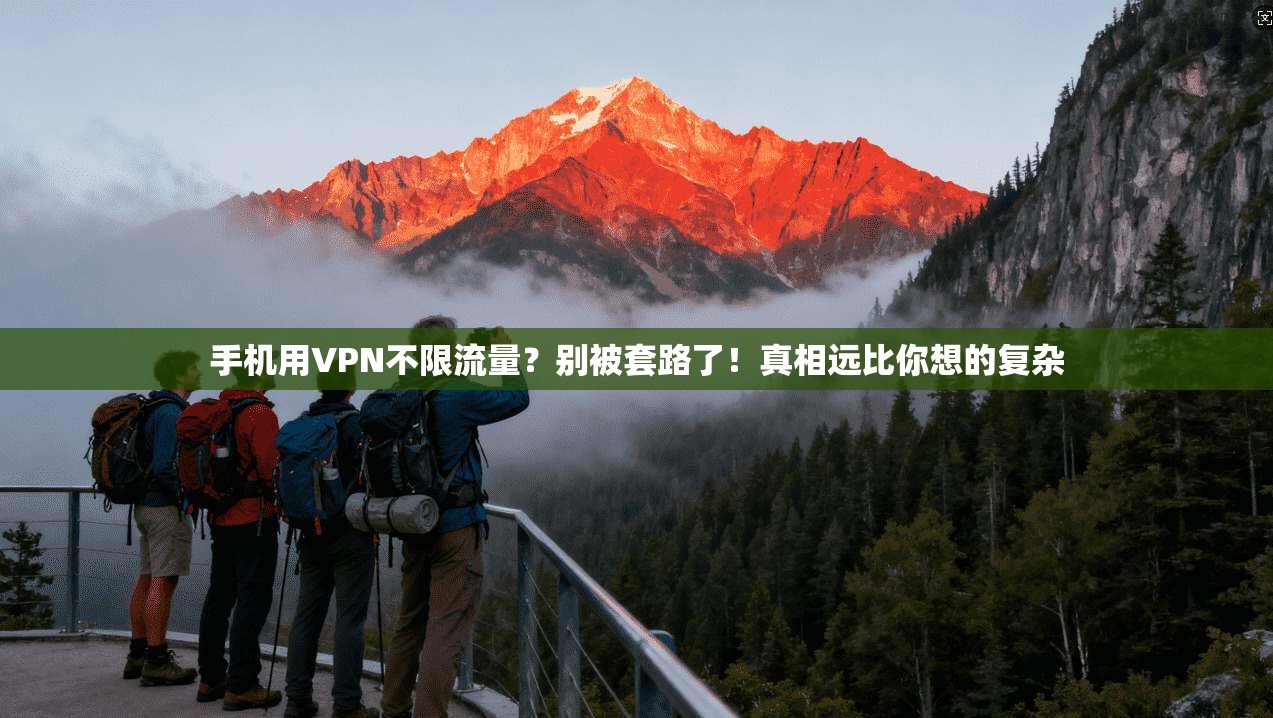 手机用VPN不限流量？别被套路了！真相远比你想的复杂