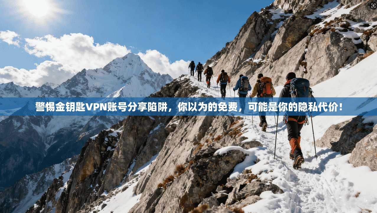 警惕金钥匙VPN账号分享陷阱,你以为的免费,可能是你的隐私代价!