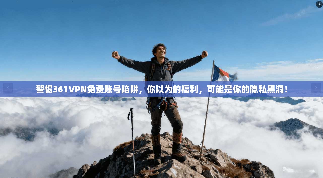 警惕361VPN免费账号陷阱，你以为的福利，可能是你的隐私黑洞！