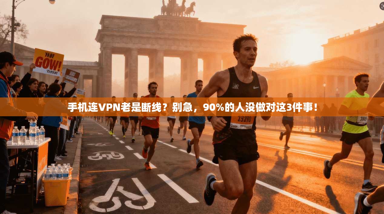 手机连VPN老是断线?别急,90%的人没做对这3件事!