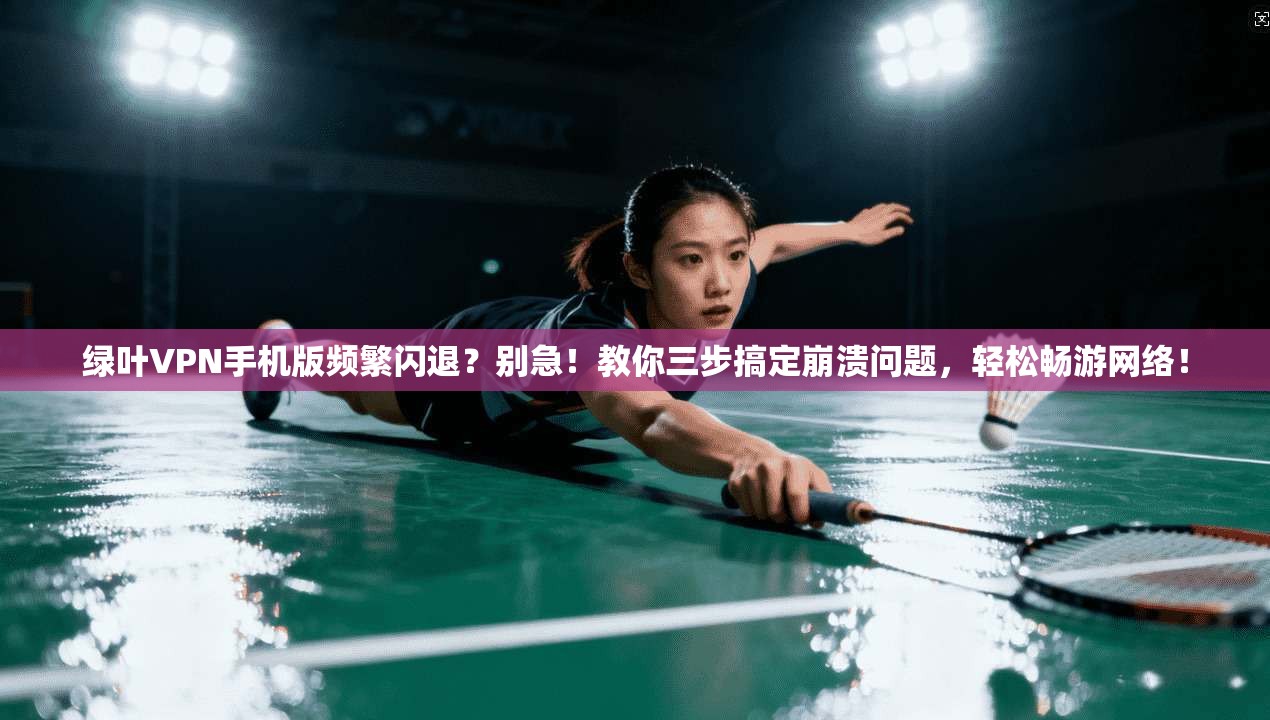 绿叶VPN手机版频繁闪退？别急！教你三步搞定崩溃问题，轻松畅游网络！