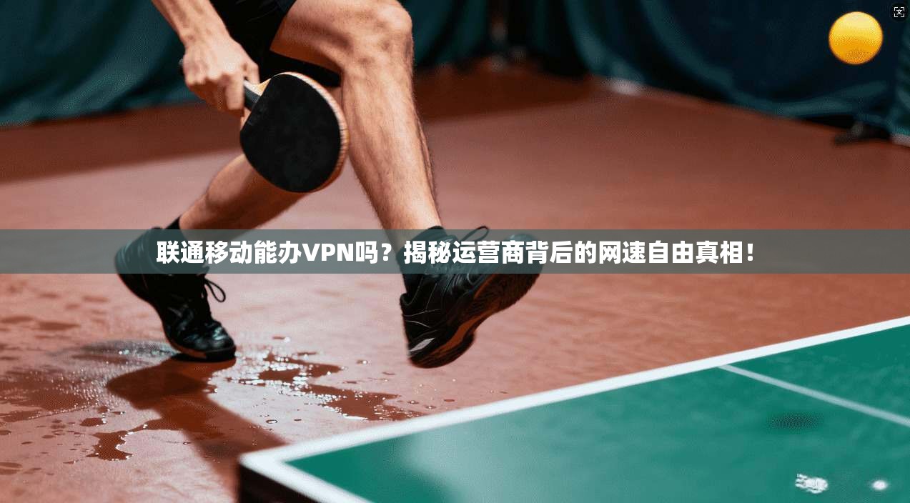 联通移动能办VPN吗？揭秘运营商背后的网速自由真相！