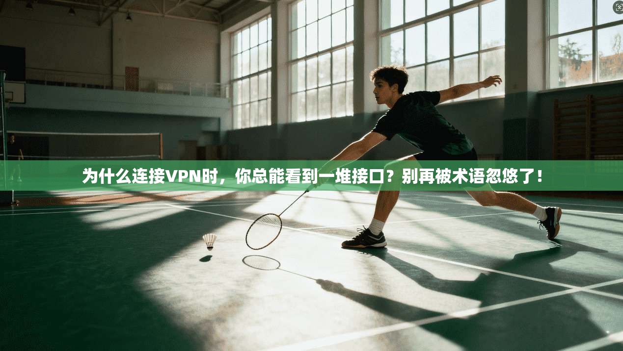 为什么连接VPN时，你总能看到一堆接口？别再被术语忽悠了！