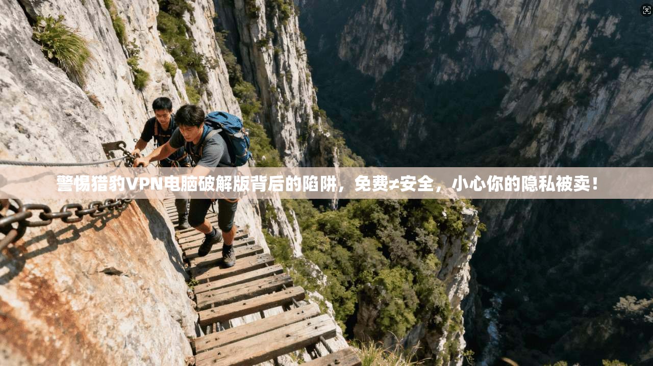 警惕猎豹VPN电脑破解版背后的陷阱，免费≠安全，小心你的隐私被卖！