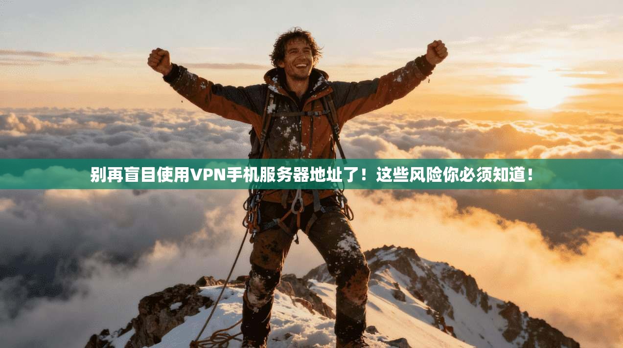 别再盲目使用VPN手机服务器地址了！这些风险你必须知道！
