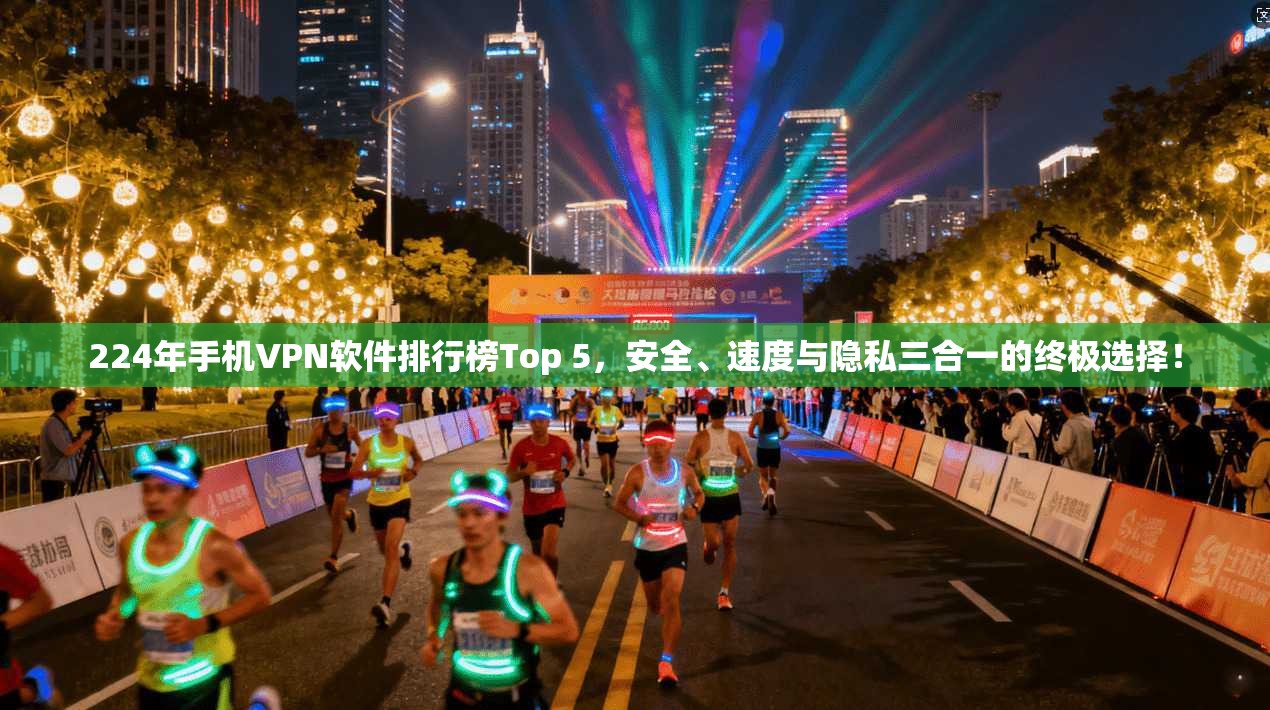 224年手机VPN软件排行榜Top 5，安全、速度与隐私三合一的终极选择！