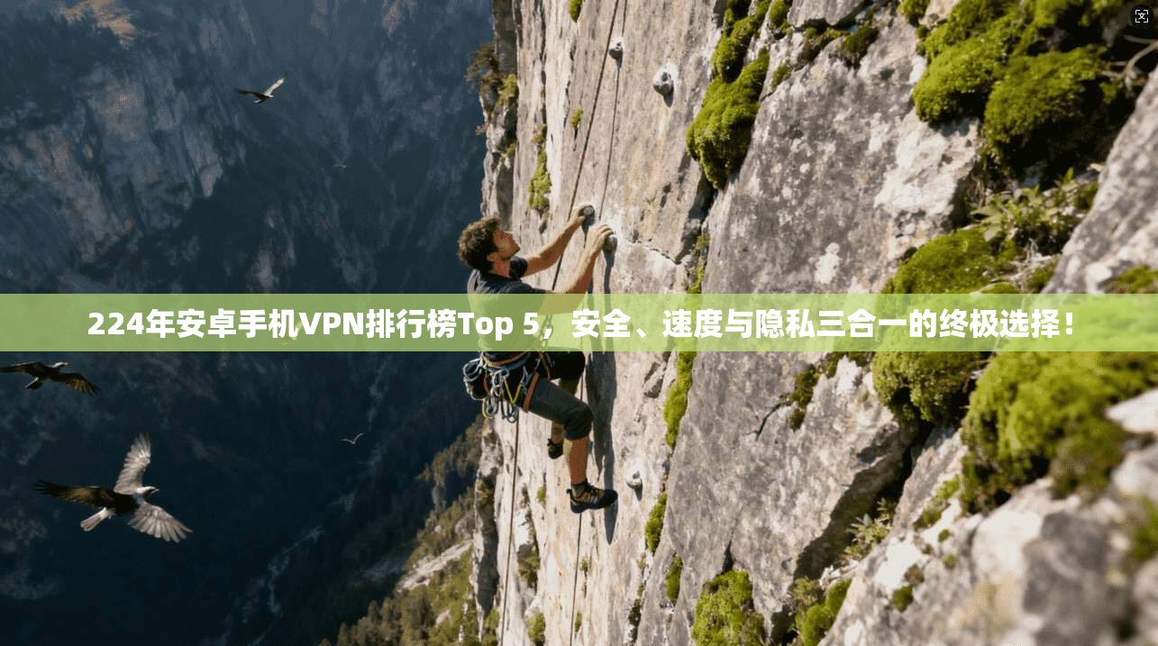 224年安卓手机VPN排行榜Top 5,安全、速度与隐私三合一的终极选择!