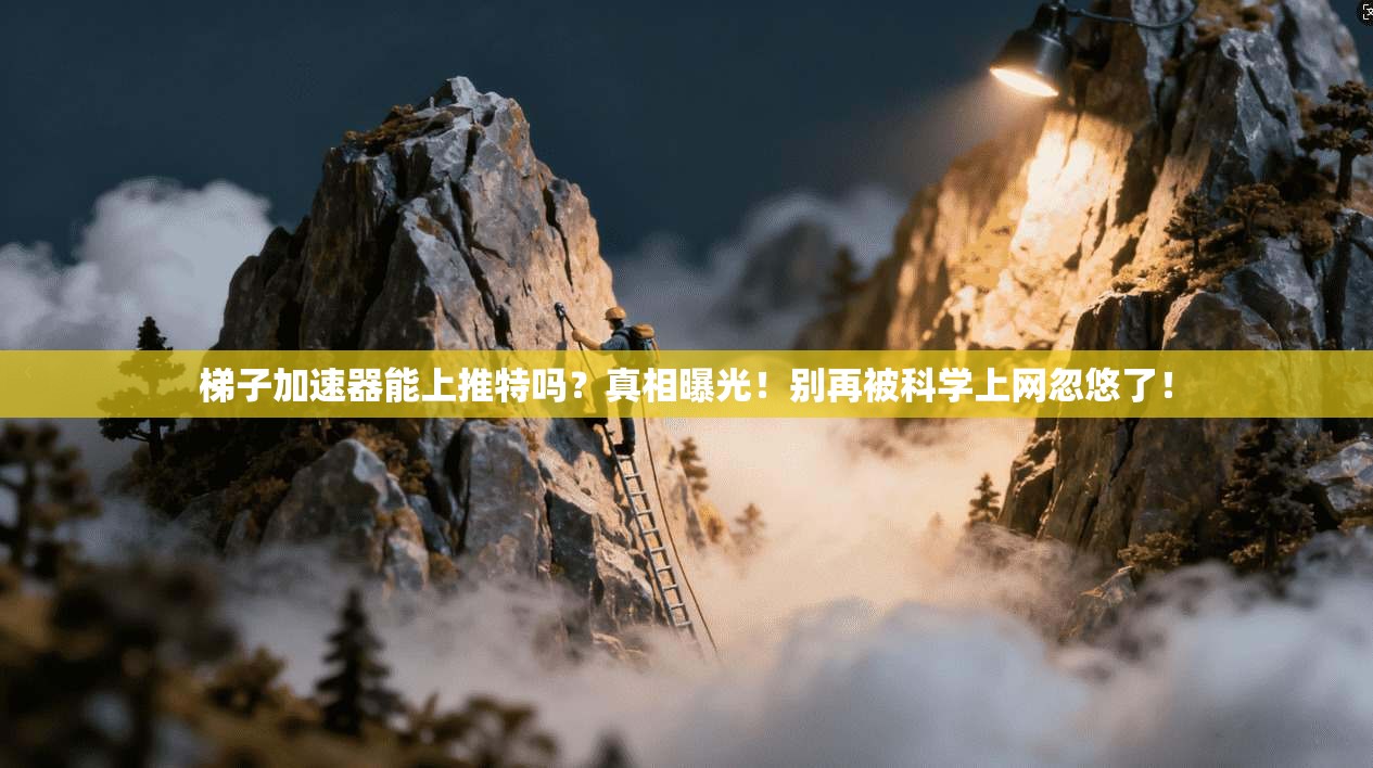 梯子加速器能上推特吗?真相曝光!别再被科学上网忽悠了!